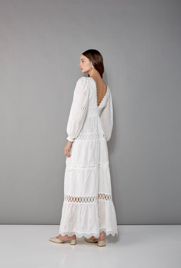 AMARANTA MAXI DRESS WHITE