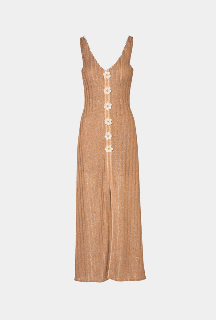 EDITH MAXI DRESS GOLD