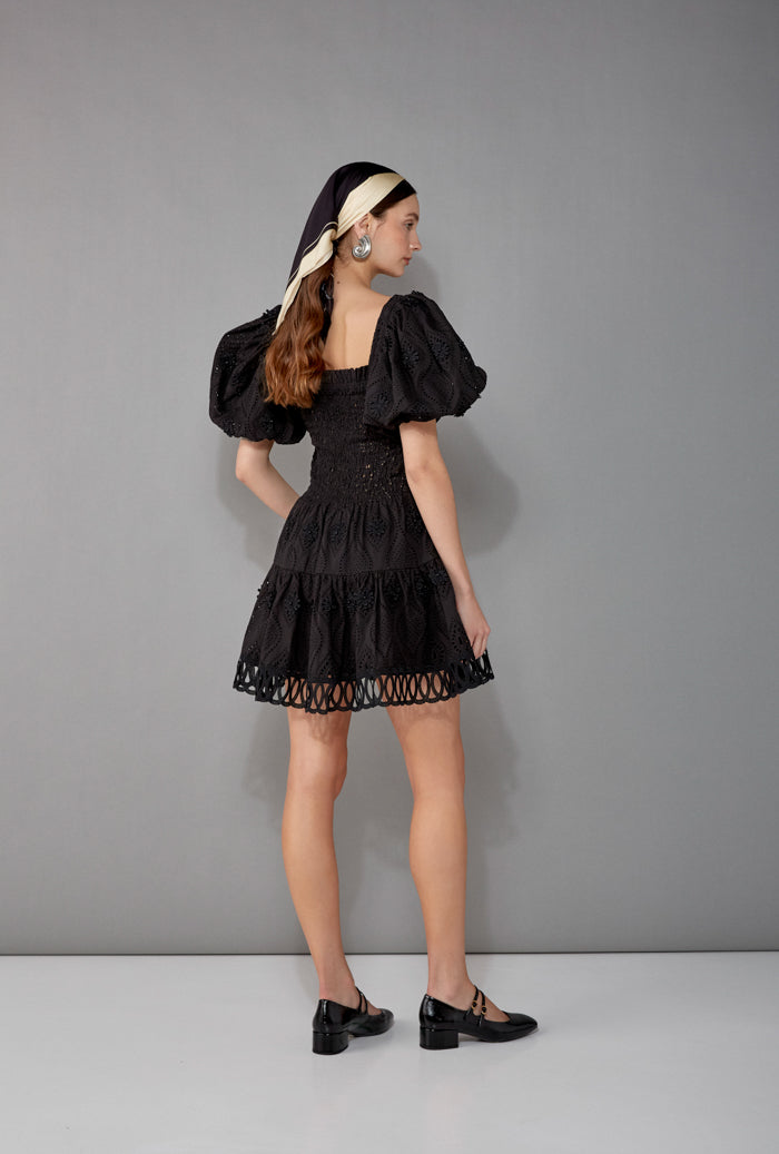 ELEONORA MINI DRESS BLACK