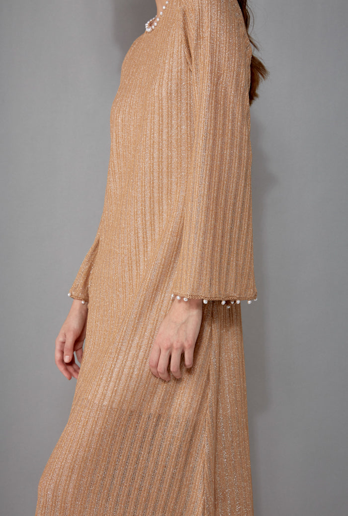 ELIA MAXI DRESS GOLD