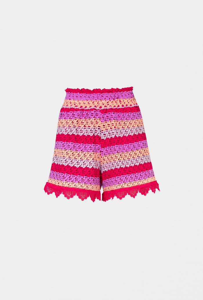 SOLEDAD SHORT RASPBERRY